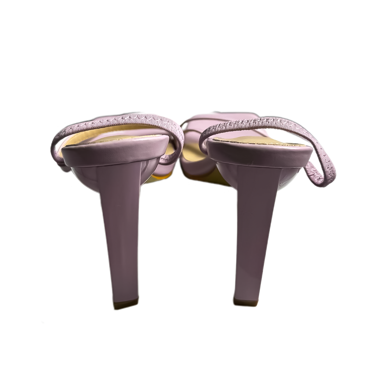 Lilac Dream Strappy Block Heel Mules