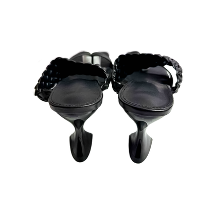 Ahenemma Woven Sculptural Heel Sandals