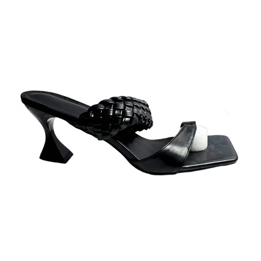 Ahenemma Woven Sculptural Heel Sandals