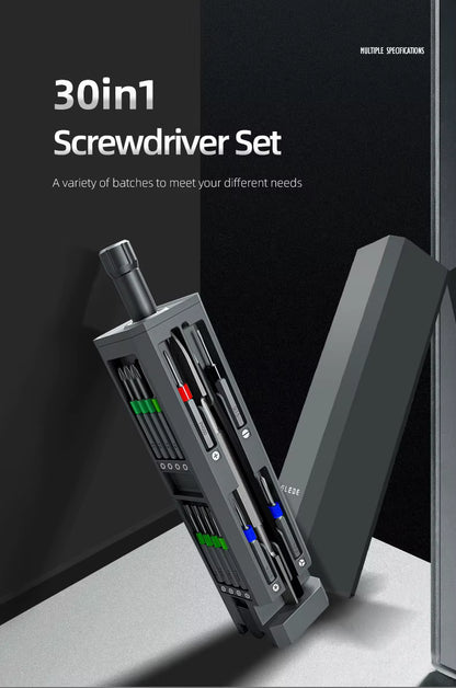 30-in-1 Precision Magnetic Screwdriver Set