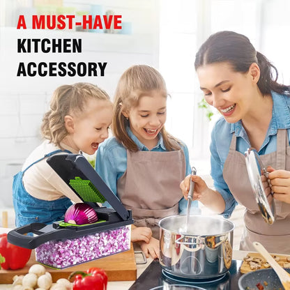 14-in-1 Multifunctional Vegetable Chopper & Slicer Set