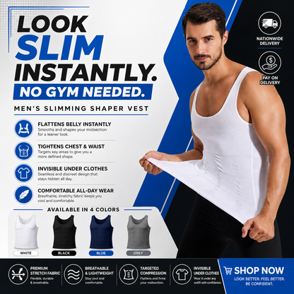 Phlenu Essential® Men’s Slimming Shaper Vest